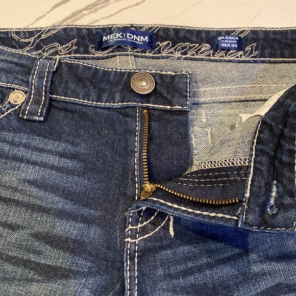 MEK DNM made in the USA. 32x34 (27 inseam) Slim Boot Oaxaca - Picture 5 of 16